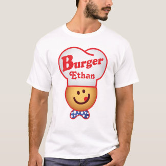 T-shirt Rétro joint d'hamburger de personnaliser - cru de