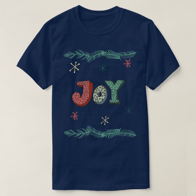 T-shirt Retro Joy Holiday Design (Design devant)