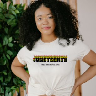 T-shirt Retro Junetten Free-Ish depuis 1865