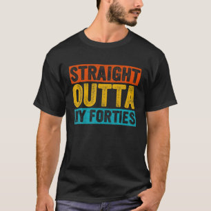 T-shirt Retro Juste En Dehors De Mes Quarante Ans 50 Ans 5