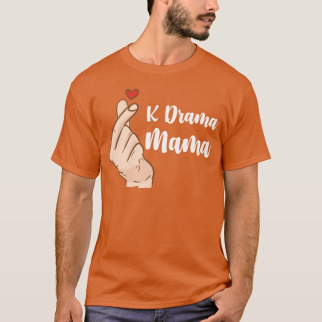 T-shirt Rétro K Drama Mama (Devant)