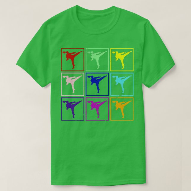T-shirt Retro Karate (Design devant)