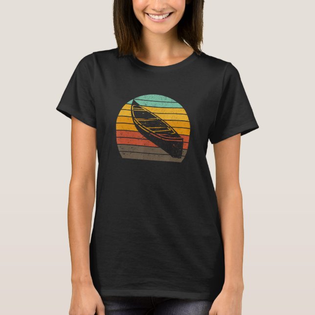 T-shirt Retro Kayak Canoe   Kayaking Paddling Kayaker 1 (Devant)