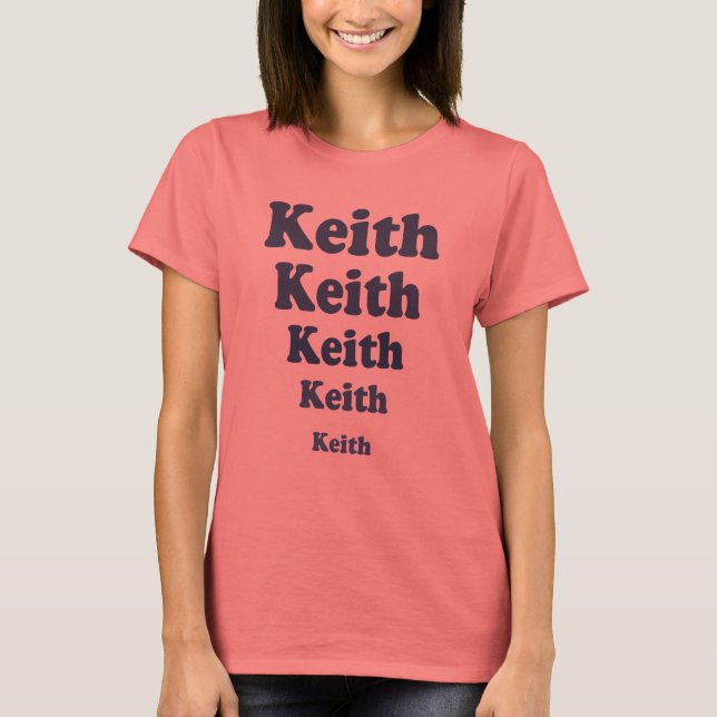 T-shirt Retro Keith (Devant)