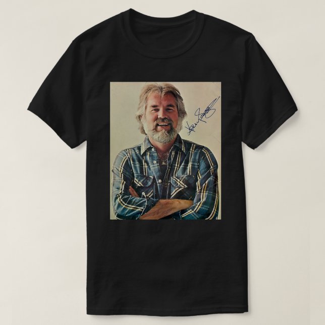 T-shirt Retro Kenny Rogers Country Gold Tribute (Design devant)