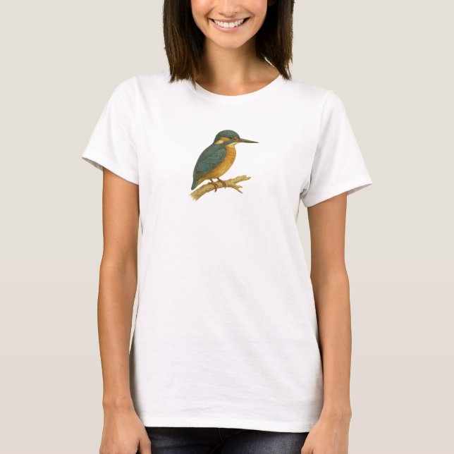 T-shirt Retro Kingfisher Vintage (Devant)