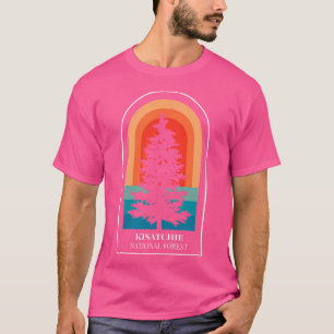 T-shirt Retro Kisatchie Forêt nationale Louisiane Randonné