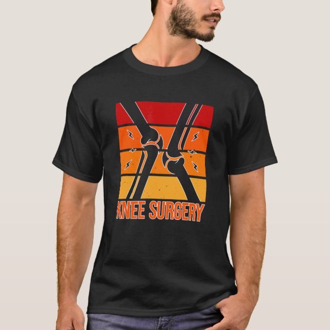 T-shirt Retro Knee Surgery Post Knee Replacement Recovery  (Devant)