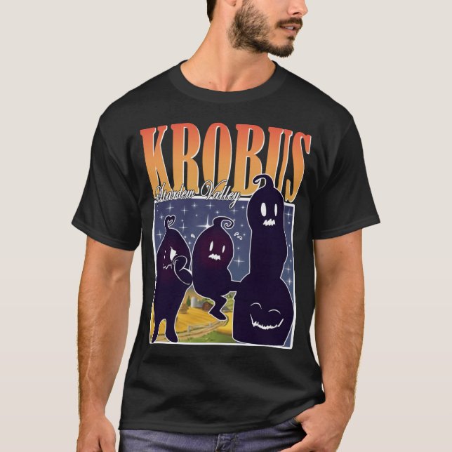 T-shirt Retro Krobus funny vintage (Devant)