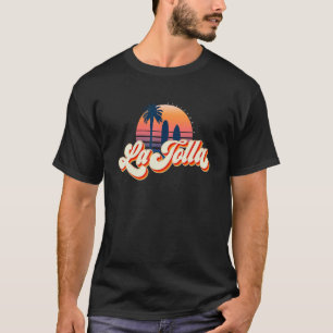 T-shirt Retro La Jolla les années 70 Californie Sunset Sur
