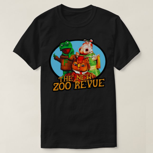 T-shirt Retro La Revue du Nouveau Zoo vient à votre honneu (Design devant)