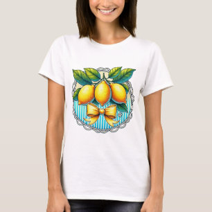 T-shirt Retro Lemon Png   Lemon bow png   retro crawfish