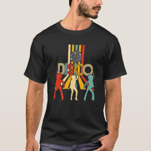 T-shirt Retro Les années 70 Dons Disco Danser Vintage Disc