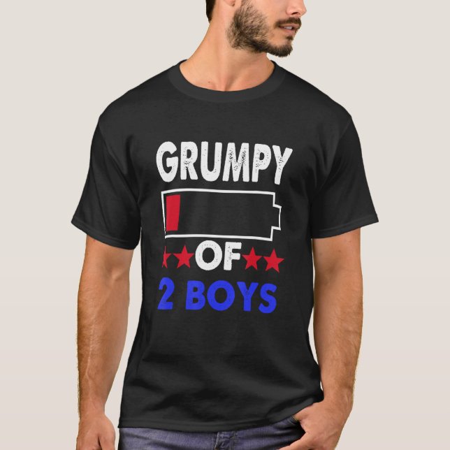 T-shirt Retro Leveled Jusqu'à Grumpy de 2 Vidéo Gamer Père (Devant)