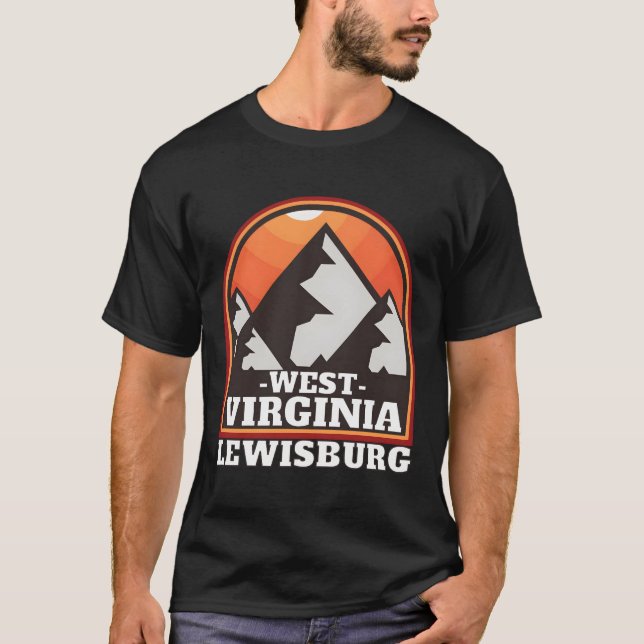 T-shirt Retro Lewisburg West Virginia � Spirit of Australi (Devant)
