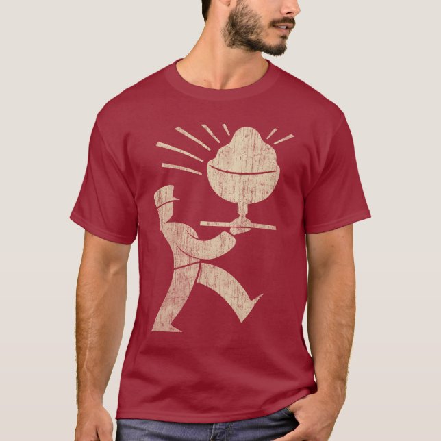 T-shirt Rétro logo de PC (cru) (Devant)