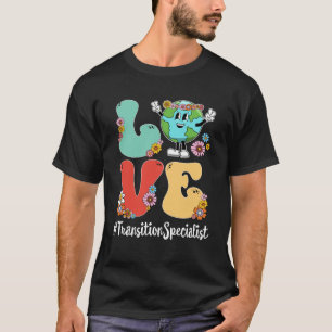 T-shirt Retro Love World Jour des terres 2023 Transition S