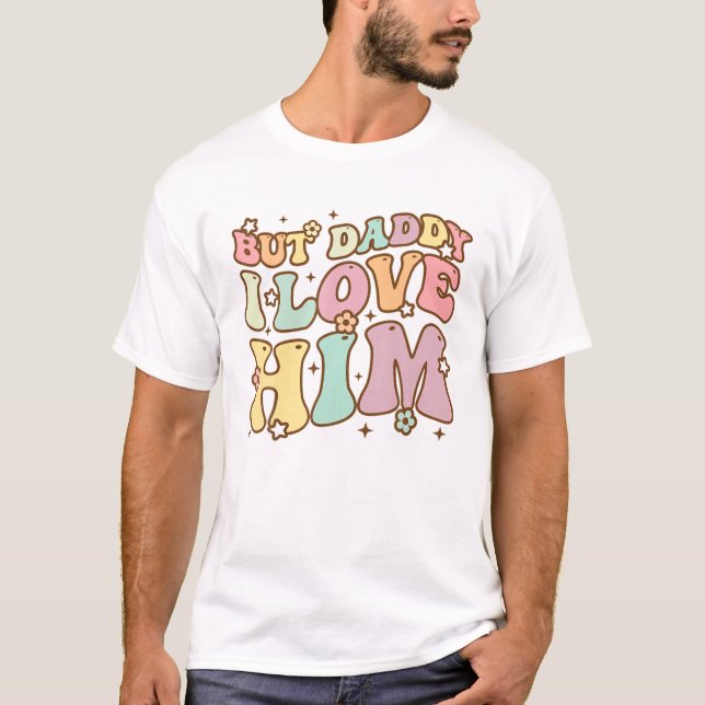T-shirt Retro Mais Papa Je L'Aime Bonne Fête Des Parents F (Devant)