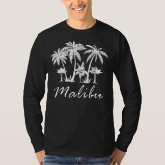T-shirt Retro Malibu CA Californie Malibu Souvenir Palm Tr