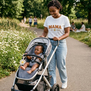 T-shirt Rétro Maman Est 2026 Daisy