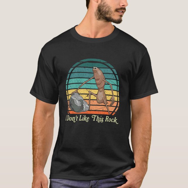 T-shirt Rétro Marcus Le Ver À Terre Je N'aime Pas Cette Ro (Devant)