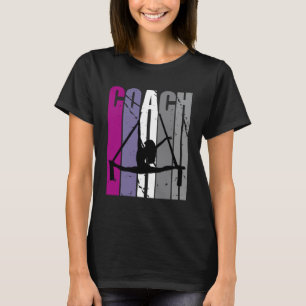 T-shirt Retro Master Air Yoga Instructeur Feminine Coach C