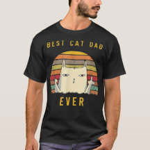 Retro Meilleur Chat Papa Jamais Amoureux des chats