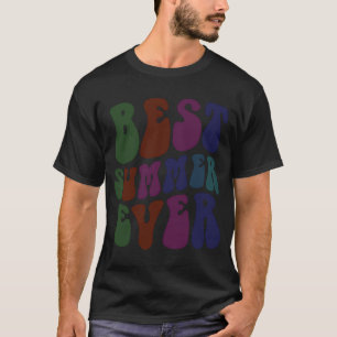 T-shirt Retro Meilleur conseiller de camp de voyage d'été