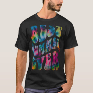 T-shirt Retro MEILLEUR ÉTÉ JAMAIS Camp Conseiller Grill BB
