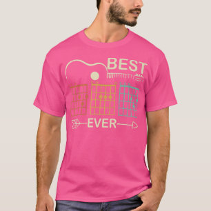T-shirt Retro Meilleur Papa Jamais D A D Chord Guitariste