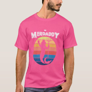 T-shirt Retro Merdaddy Graphic - Vintage Merman Design