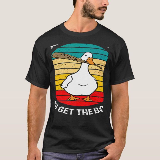 T-shirt Retro Mess With Honk Get The Bonk Goose Duck Farme (Devant)