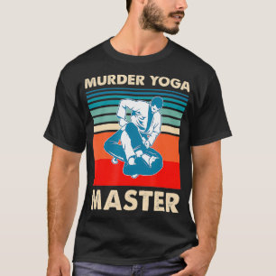 T-shirt Retro Meurtre Yoga Master Jiu Jitsu Funny brésilie