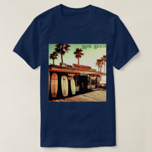 T-shirt Retro   Miami Beach   Boutique Surf   Unisex   T-s