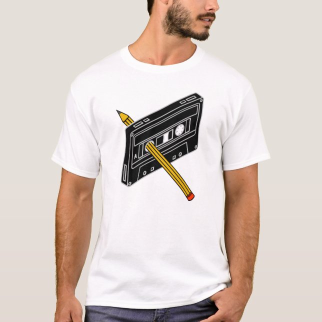 T-shirt Rétro minimaliste en arrière (Devant)