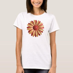 T-shirt Retro MOD Hippie Daisy Flower - Mode tendance