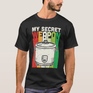 T-shirt Rétro Mon Arme Secrète Alimentation Chef Cuisinier