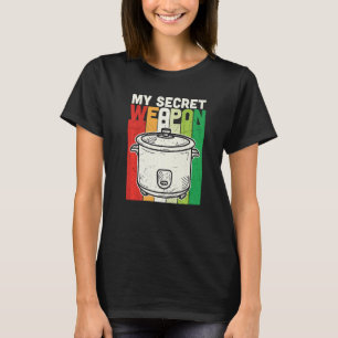 T-shirt Rétro Mon Arme Secrète Alimentation Cuisine Cuisin