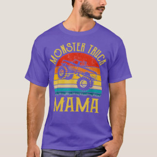 T-shirt Retro Monster Truck Mama Vintage