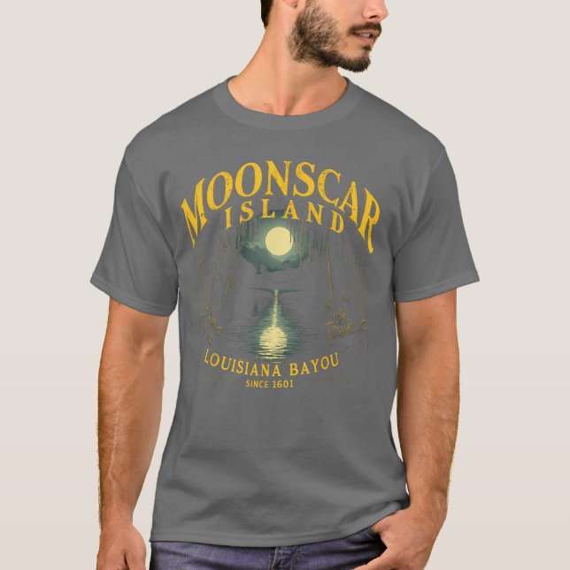 T-shirt Retro Moons Zombie Island For Men Women Kids (Devant)