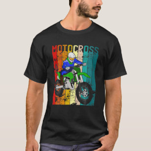 T-shirt Retro Motocross Racing Cadeau - Vélo Vintage