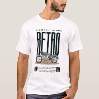 T-shirt Retro Motorcycle Rider Shirt– Spirit of the Road