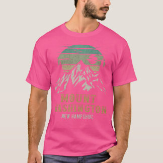 T-shirt Retro Mount Washington Nh Merchandises Randonnée M