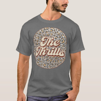 T-shirt Retro Music Thrills Nom personnalisé Cercle Birth