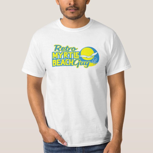 T-shirt Retro Myrtle Beach Guy (Devant)