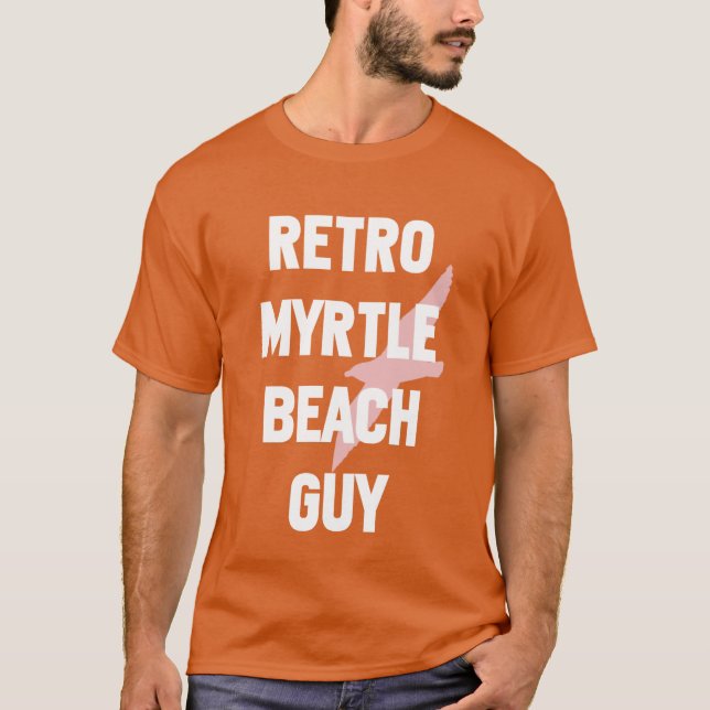 T-shirt Rétro Myrtle Beach Guy (Devant)