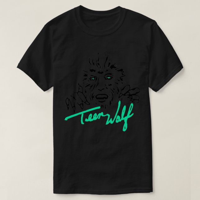 T-shirt rétro n loup (Design devant)