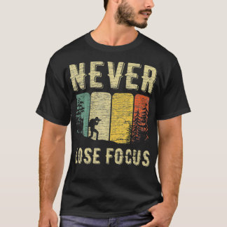 T-shirt Retro Ne jamais perdre Focus Caméra Photo Photogra
