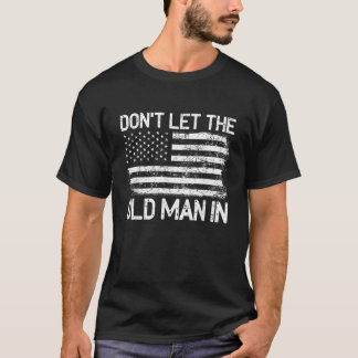 T-shirt Retro Ne laissez pas le vieil homme en Fl d'Amériq
