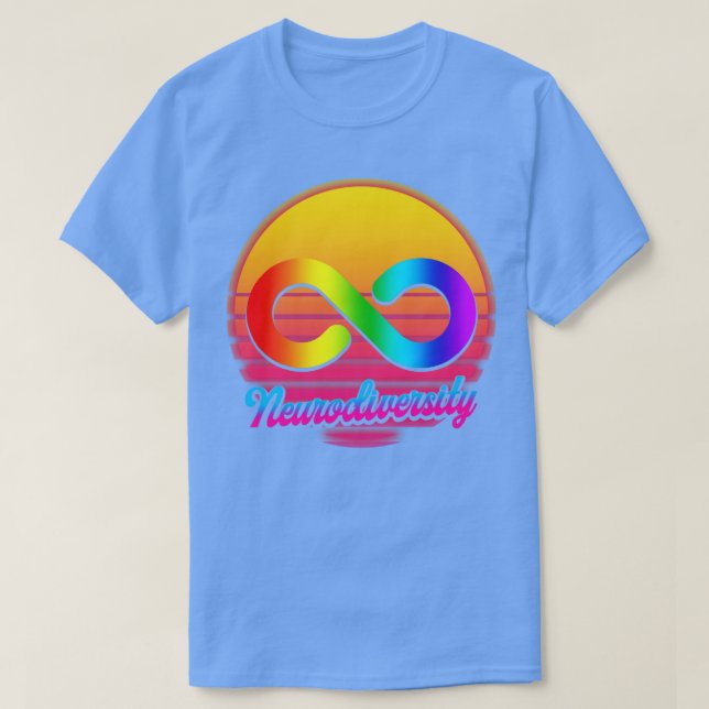 T-shirt Retro Neurodiversity (Design devant)